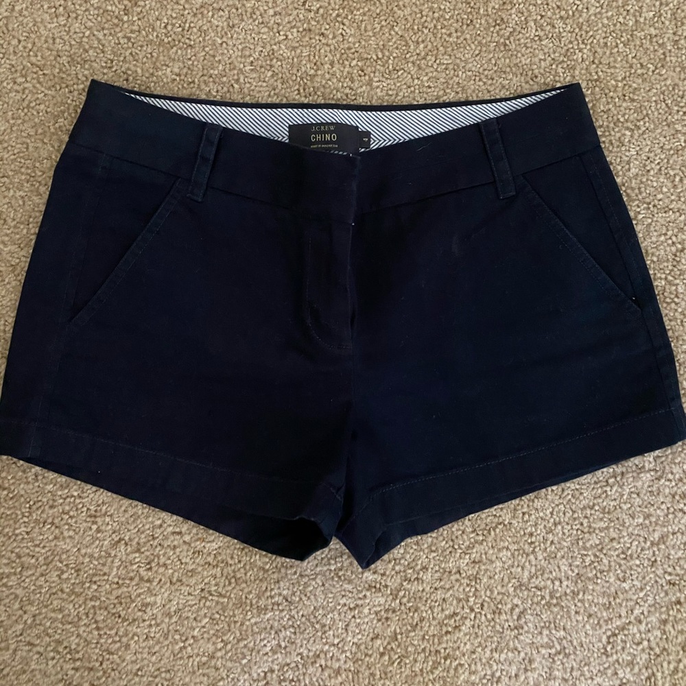 JCrew chino short. Navy.